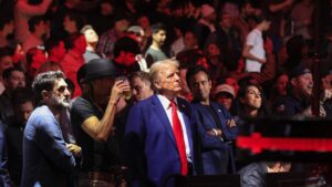 Read more about the article Donald Trump plays golf with Jay Monahan, attends UFC event with Yasir Al-Rumayyan in recent days