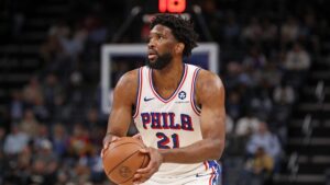 Read more about the article Embiid (left knee injury management) ruled out for Sixers vs. Nets