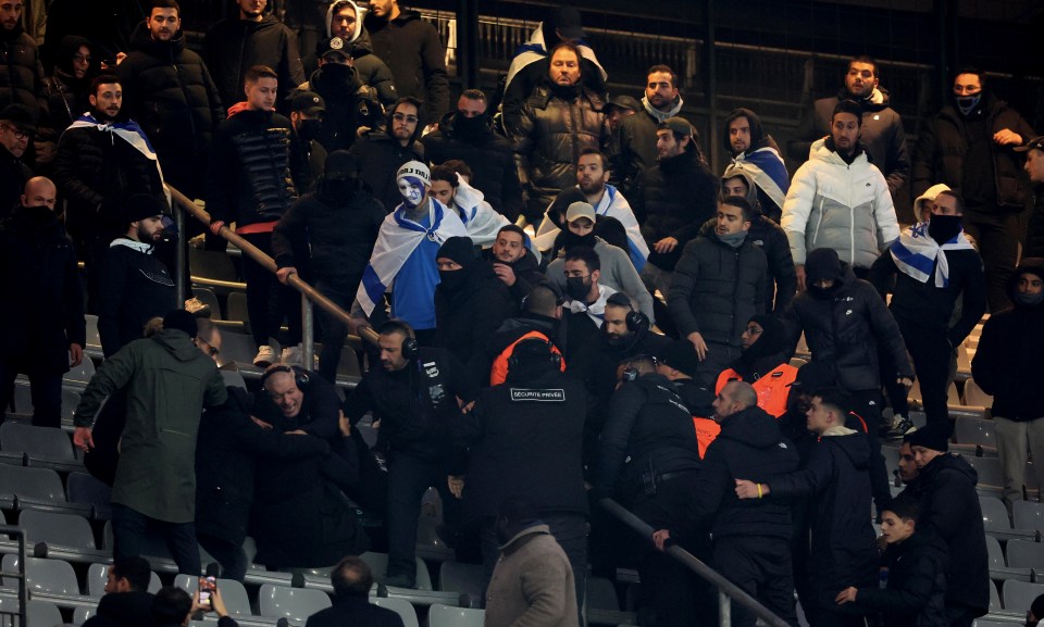 You are currently viewing Fans fight in stands during France vs Israel match as Stade de France records lowest ever attendance