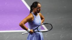 Read more about the article Below-par Pegula out of WTA Finals