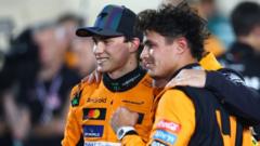 Read more about the article Norris hands Qatar sprint win to Piastri for McLaren one-two