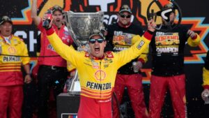 Read more about the article Joey Logano wins third career NASCAR Cup Series championship