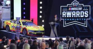 Read more about the article Joey Logano celebrates third Cup Series title in Charlotte awards ceremony