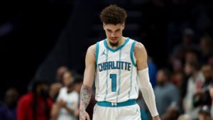 Read more about the article Hornets’ LaMelo Ball out with left calf strain, will be reevaluated in two weeks