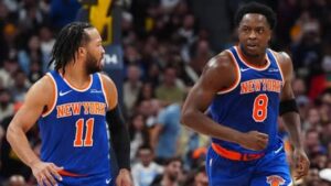 Read more about the article OG Anunoby’s career night helps Knicks to commanding bounce-back win over Nuggets