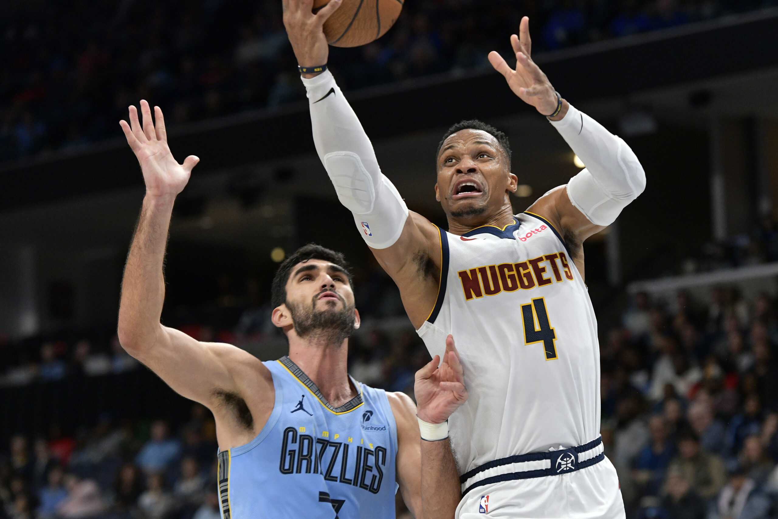 Read more about the article Nuggets’ Russell Westbrook becomes first NBA player to record 200 triple-doubles