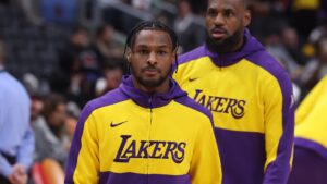 Read more about the article As expected, Lakers assign Bronny James to G-League, debut likely Saturday vs. Salt Lake