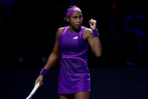 Read more about the article Coco Gauff beats Aryna Sabalenka at WTA Tour Finals to set up Zheng Qinwen final