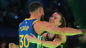 Read more about the article Expect Stephen Curry vs. Sabrina Ionescu shootout to return All-Star weekend, maybe with Caitlin Clark