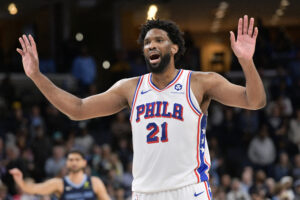 Read more about the article Joel Embiid missing 2 games for 76ers to manage, treat left knee swelling