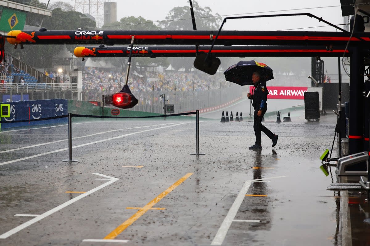 You are currently viewing Brazil GP qualifying postponed after heavy rain and lightning at Interlagos