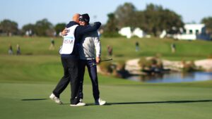 Read more about the article Joel Dahmen makes most stressful putt of career to keep alive chance at 2025 PGA Tour card