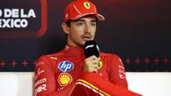 Read more about the article Ferrari’s Leclerc fined for swearing in news conference