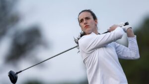 Read more about the article Caitlin Clark swaps three-pointers for par threes at LPGA event