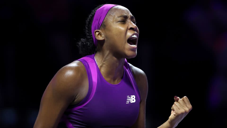 Read more about the article Coco Gauff becomes youngest player in 14 years to reach final of WTA Finals after stunning world No. 1 Aryna Sabalenka