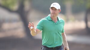 Read more about the article Rory McIlroy shares early lead in Dubai as he eyes another season-long title