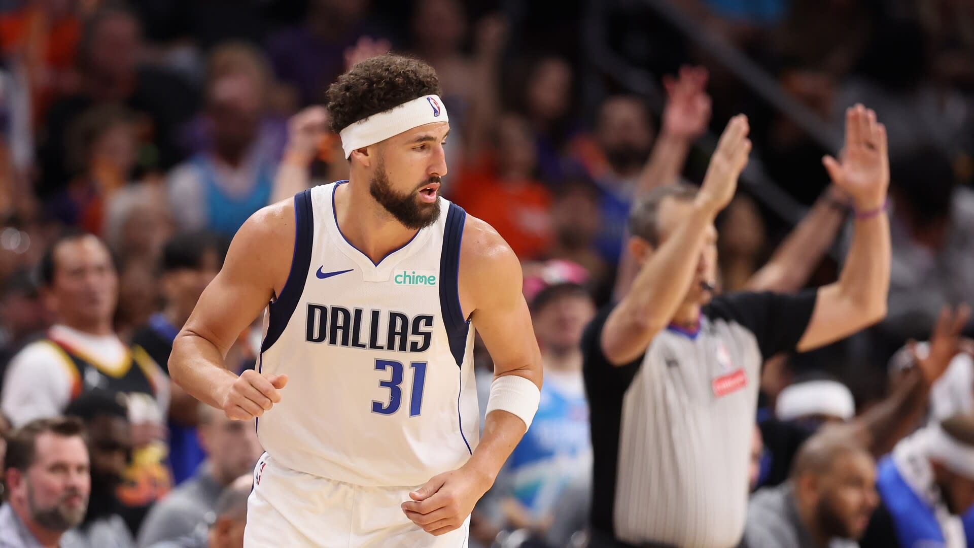 You are currently viewing Klay Thompson feels ‘rejuvenated,’ ‘I got to look forward’ as he returns to Bay Area with Mavericks