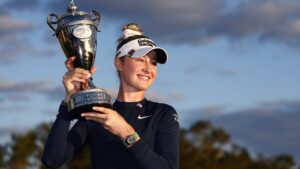 Read more about the article With five straight birdies, Nelly Korda wins seventh LPGA title this season at The Annika