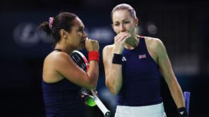 Read more about the article Britain miss out on BJK Cup final with doubles defeat