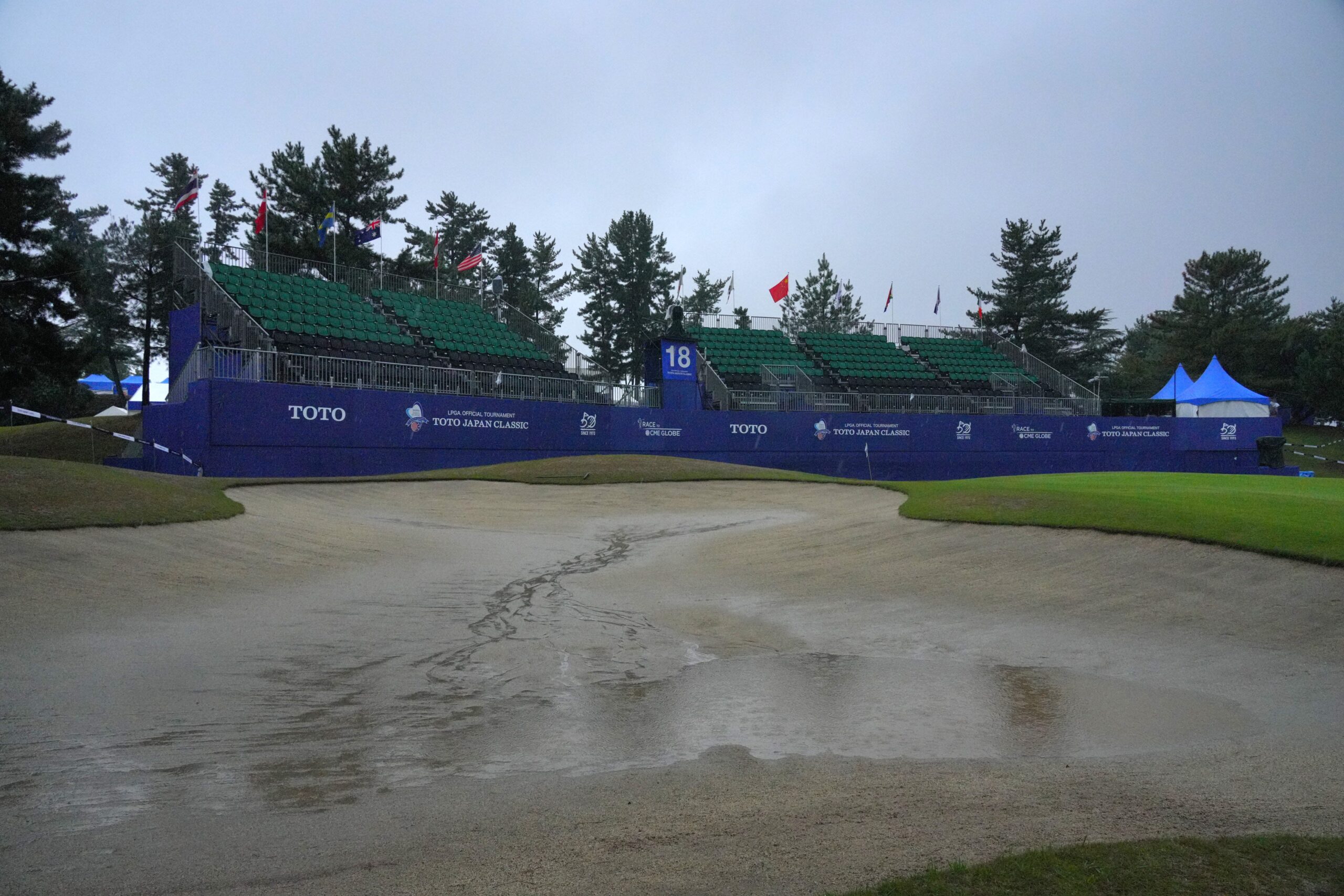 You are currently viewing The third round of the LPGA’s Toto Japan Classic was rained out thanks to a tropical storm