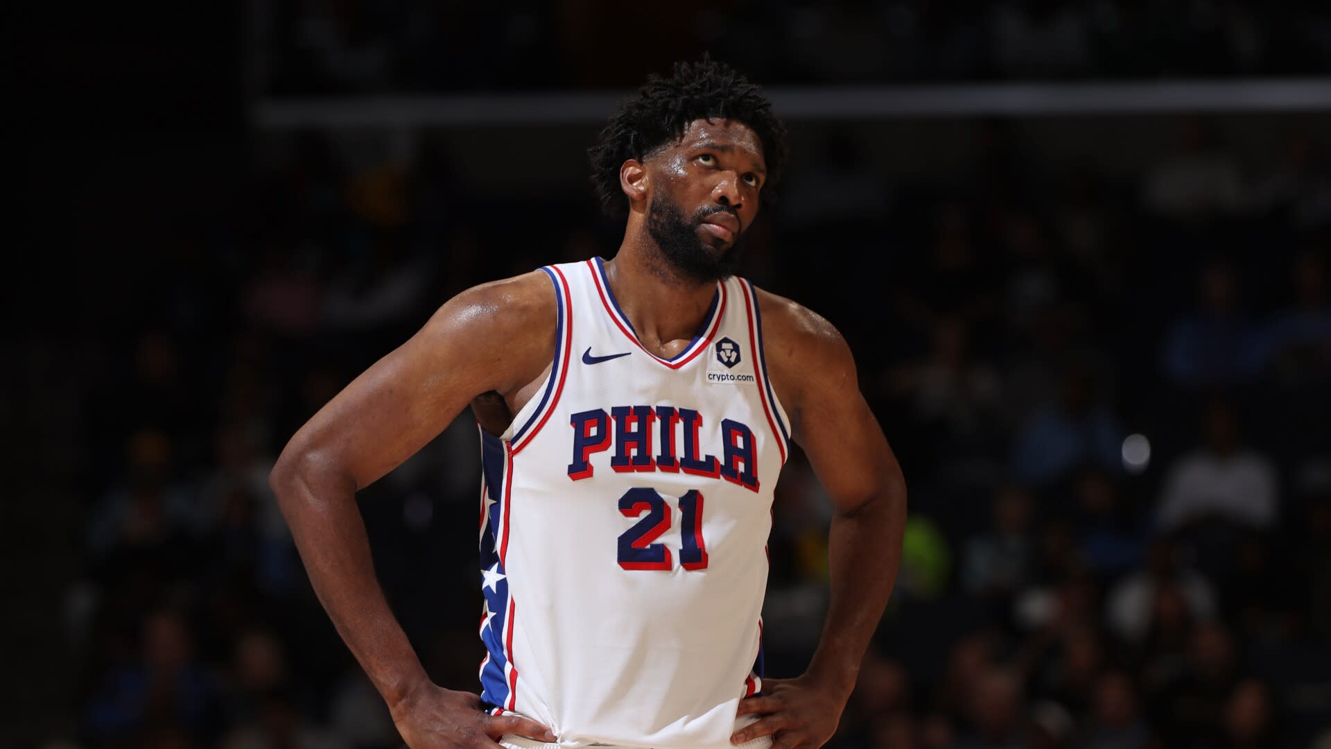 Read more about the article Joel Embiid ‘managing swelling in his left knee,’ missed Friday, will be out Sunday