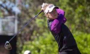 Read more about the article Narin An leads with a 64 in the wind as Nelly Korda struggles in LPGA finale