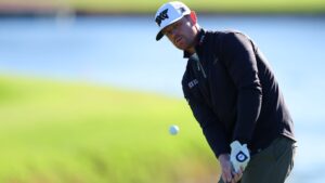 Read more about the article Patrick Fishburn leads RSM Classic as race tightens to earn 2025 PGA Tour cards