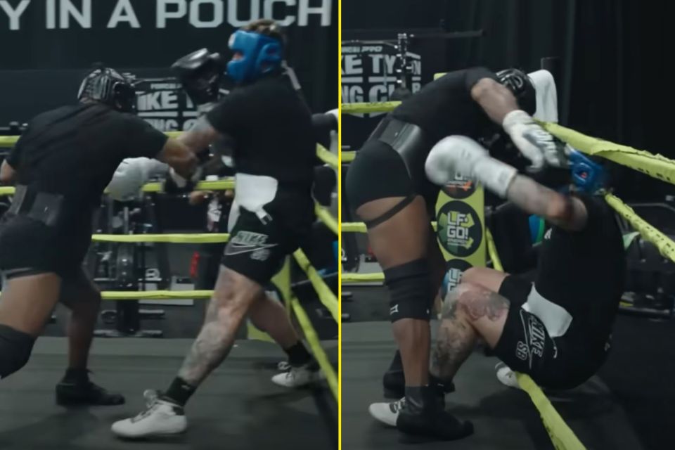 You are currently viewing Mike Tyson leaves highly-rated boxing prospect in awe after witnessing him drop sparring partner ahead of Jake Paul fight