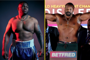 Read more about the article Derek Chisora to face boxer who left Tyson Fury requiring plastic surgery and 47 stitches after Jarrell Miller fight collapses