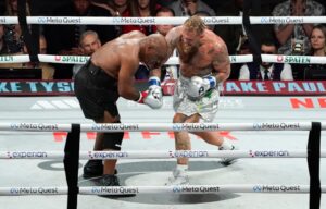 Read more about the article Jake Paul makes bizarre excuse for Mike Tyson fight and suggests he wasn’t even looking for knockout