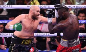 Read more about the article Tyson Fury urges Deontay Wilder to retire but American has already made his stance clear