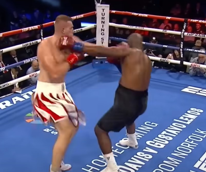 You are currently viewing Daniel Dubois’ former rival laid out in devastating two-punch KO by ‘dangerous’ six feet seven inch giant