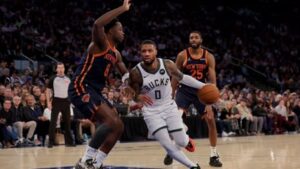 Read more about the article Knicks dominate Bucks, 116-94, in wire-to-wire victory to snap two-game losing streak