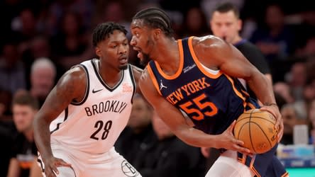 You are currently viewing Ariel Hukporti brings ‘energy’ to shorthanded Knicks in win over Nets