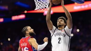 Read more about the article Cameron Johnson’s game-high 37 points not enough in Nets’ 113-98 loss at 76ers