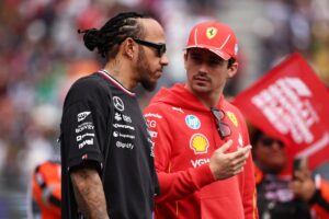 Read more about the article Lewis Hamilton ‘won’t win’ another F1 title with Ferrari tipped to back Charles Leclerc