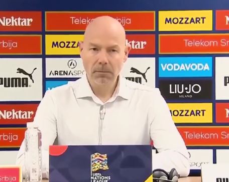 You are currently viewing Is this the shortest press conference ever? Denmark manager leaves after 20 seconds