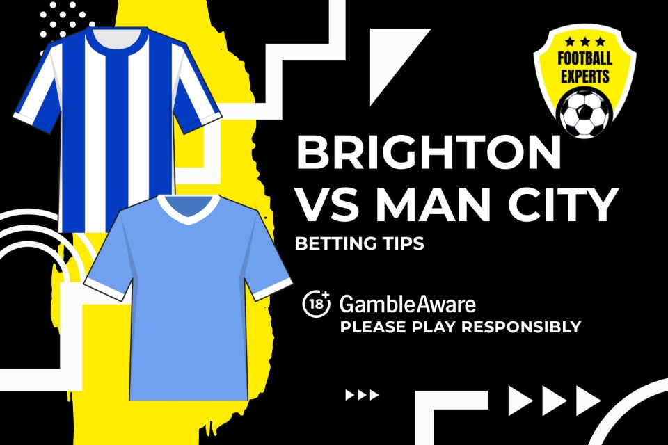 You are currently viewing Brighton & Hove Albion vs Manchester City predictions, odds and betting tips