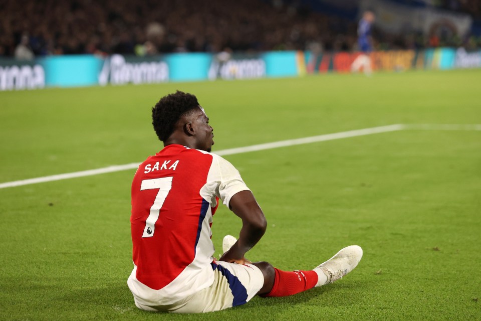 Read more about the article Is Bukayo Saka fit to face Nottingham Forest? Arsenal star back in training after leg injury