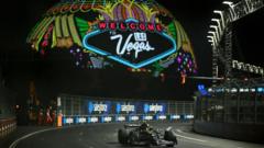 Read more about the article Hamilton fastest as Verstappen struggles in Vegas