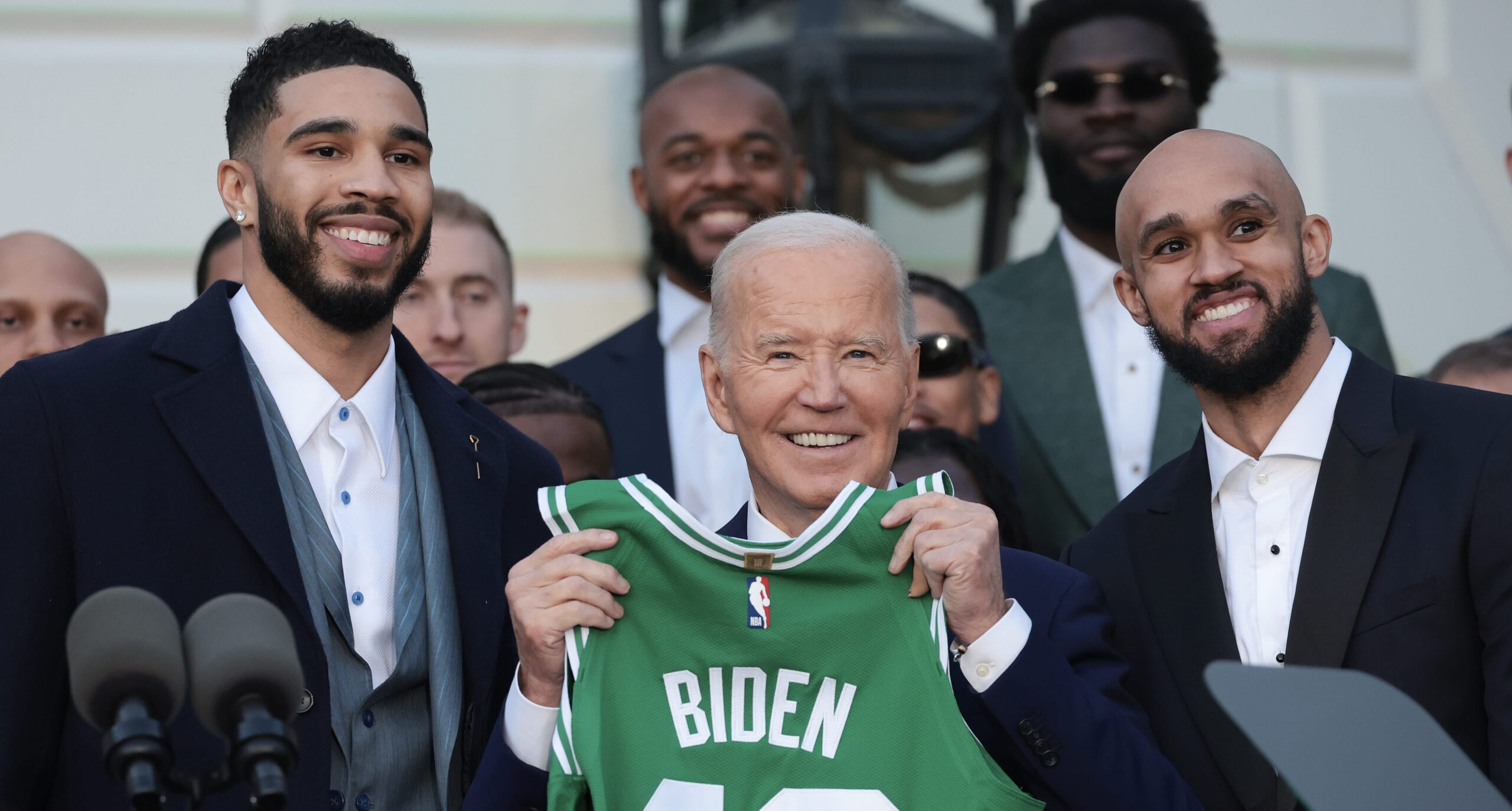 Read more about the article Derrick White details best moments from Celtics’ White House visit