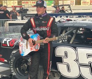 Read more about the article Jake Garcia wins All American 400 in double OT at Nashville Fairgrounds Speedway