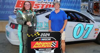 Read more about the article Jordaine Penick makes history at South Boston Speedway with first track title