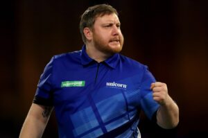 Read more about the article ‘I might have to phone in sick’ – Darts plumber who dates Fallon Sherrock visibly emotional after huge win