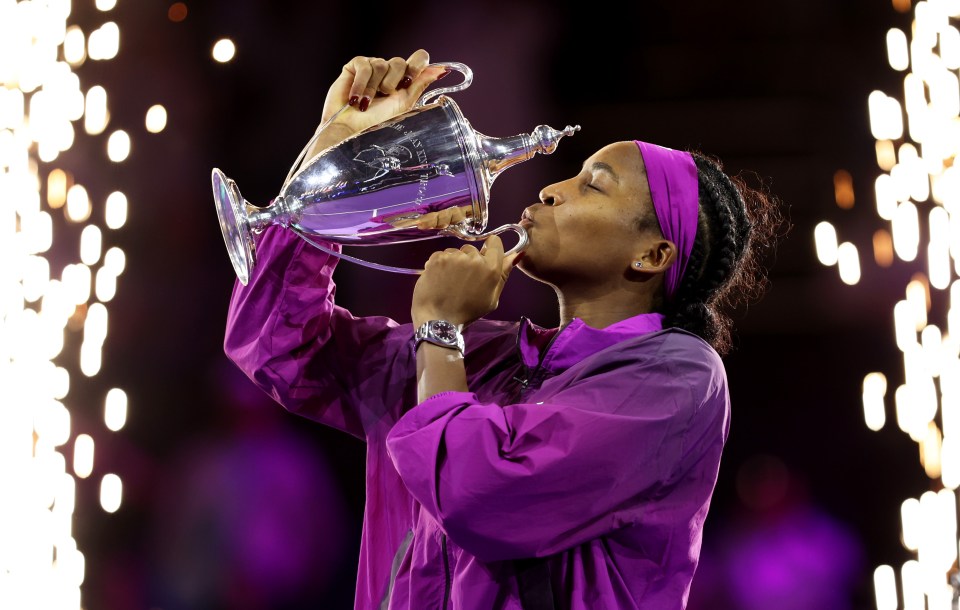 You are currently viewing Coco Gauff sends message to haters after winning WTA Finals and making history