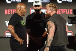 Read more about the article Mike Tyson threw up blood and feared he was going to die before Jake Paul fight was postponed