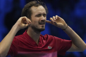 Read more about the article Medvedev ‘blocks the noise’ after temper tantrum and moves back into contention at the ATP Finals