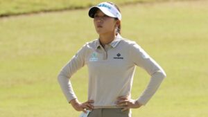 Read more about the article Watch: Wind blows Lydia Ko’s bag onto her ball at CME Group Tour Championship