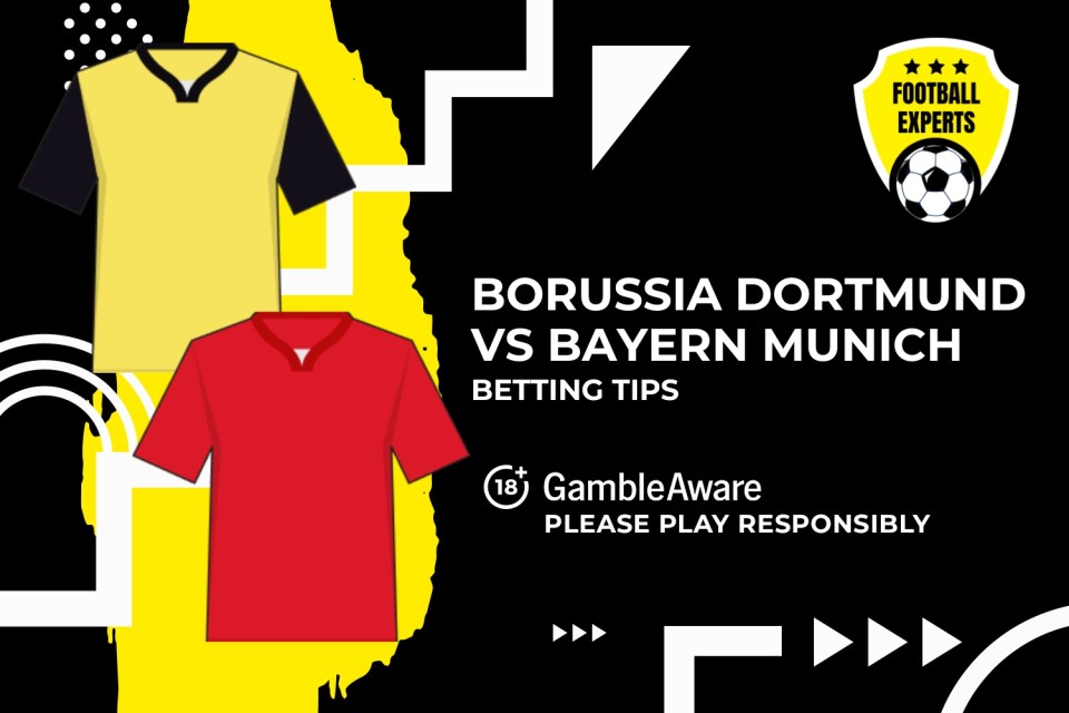 You are currently viewing Borussia Dortmund vs Bayern Munich predictions, odds and betting tips