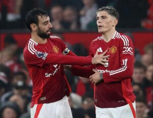 Read more about the article What Bruno Fernandes told Alejandro Garnacho at full-time after Manchester United star refused to celebrate